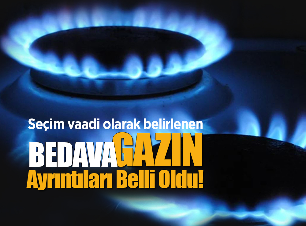 Seçim Vaadi Olarak Belirlenen Gazın Ayrıntıları Belli Oldu