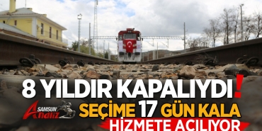 Sivas-Samsun-Sivas Yolcu Treni Seferleri Seçime Yetişti