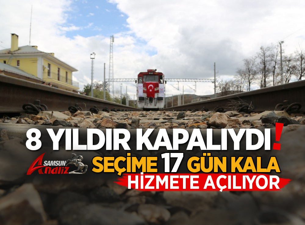 Sivas-Samsun-Sivas Yolcu Treni Seferleri Seçime Yetişti