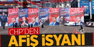 CHP'den Samsun'da Afiş İsyanı