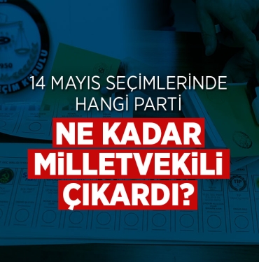 seçimlerde hangi parti ne kadar milletvekili çıkardı