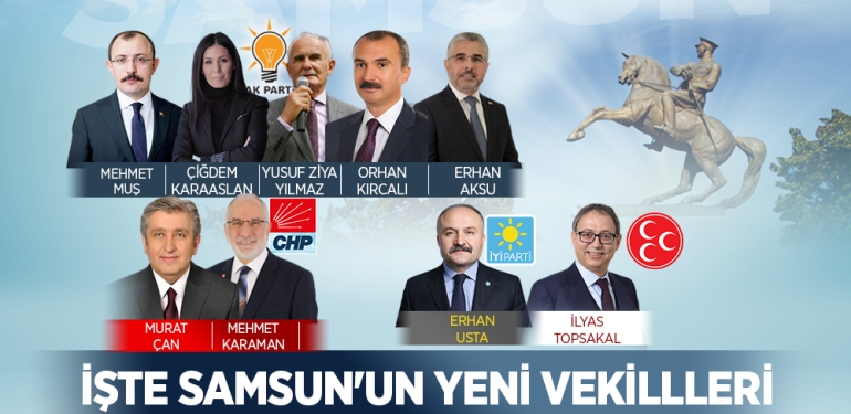 Samsun Milletvekilleri Belli Oldu