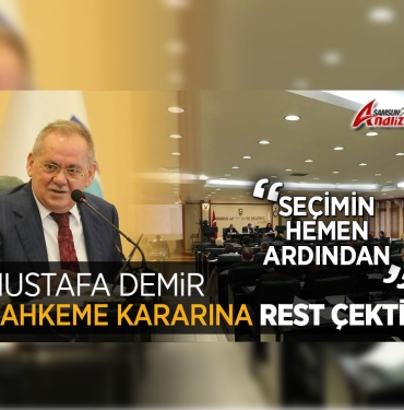 Mustafa Demir'den Mahkeme Kararına Rest!
