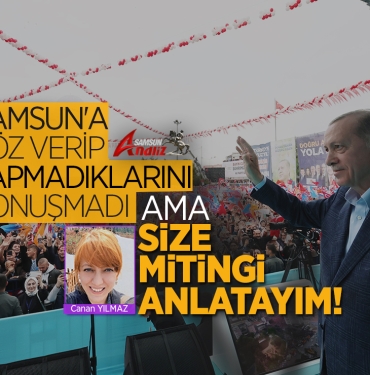 4 Mayıs 2023 Ak Parti Samsun Mitingi