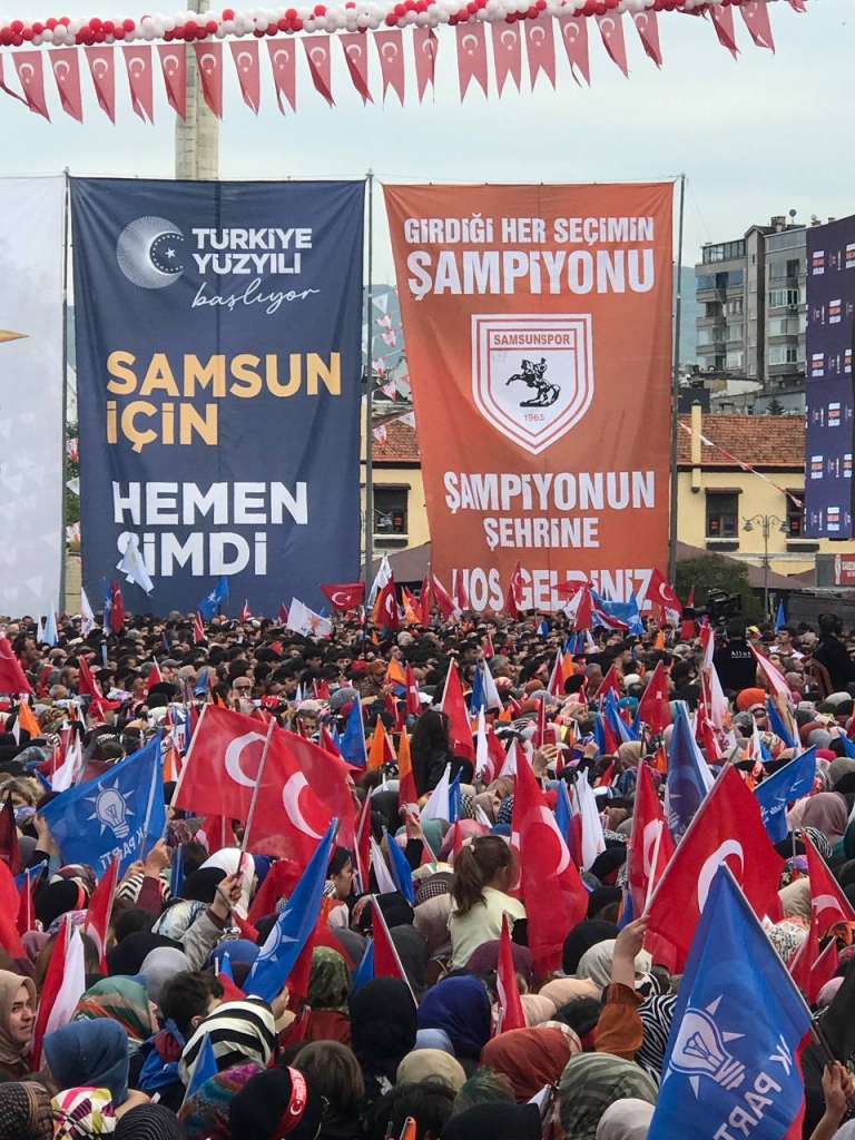 4 Mayıs 2023 Ak Parti Samsun Mitingi- SAMSUNSPOR AFİŞİ