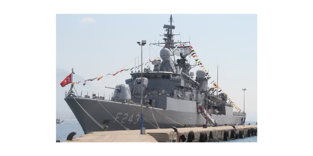 Yıldırım Fırkateyni Samsun Limanı’na Demirlenecek