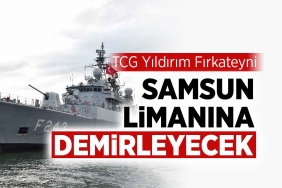 Yıldırım Fırkateyni Samsun Limanı’na Demirlenecek