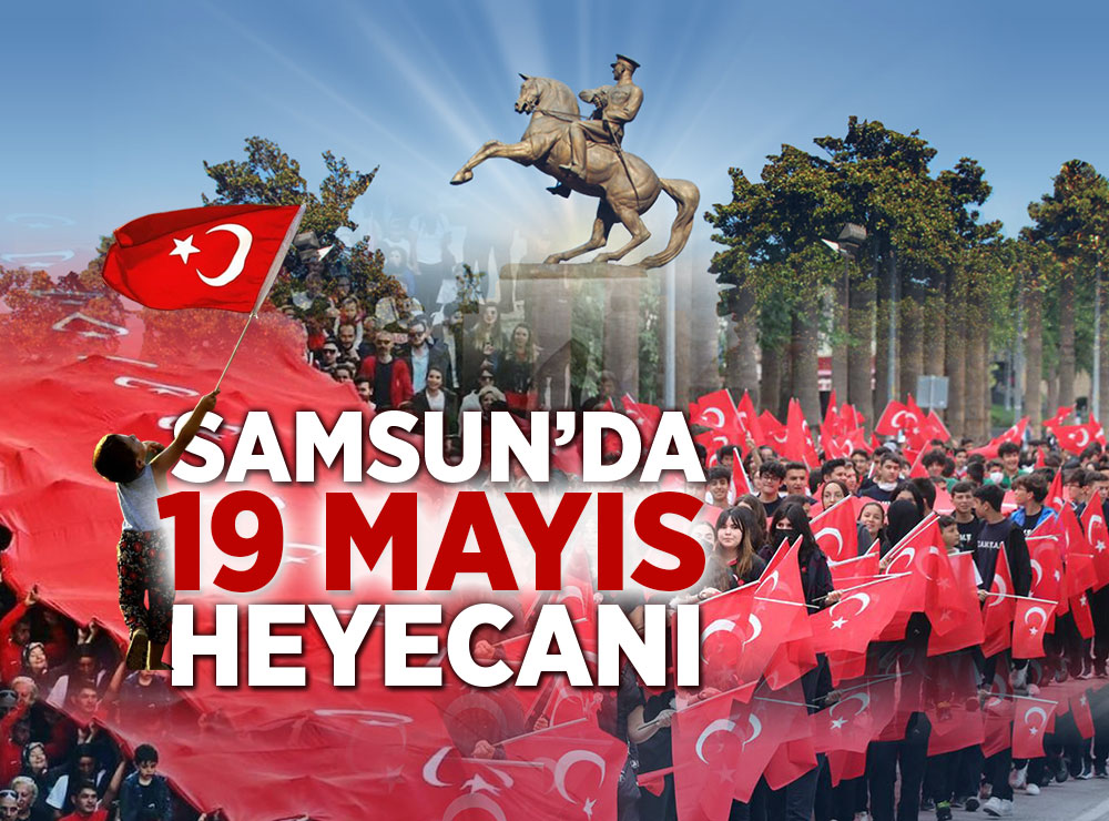 Samsun'da 19 Mayıs 1919'un 104. Yıl Dönümü