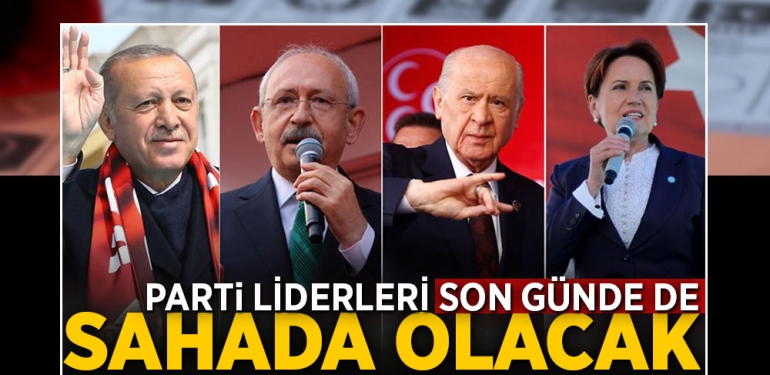 Liderler Son Günde Dahil Sahada Olacak