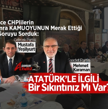 Sizin Atatük'le Bir Sıkıntınız Mı Var?
