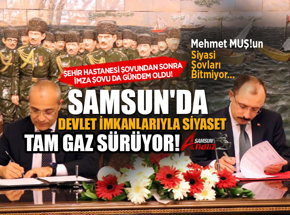 Bakan Muş'un Siyasi Şovları Bitmiyor