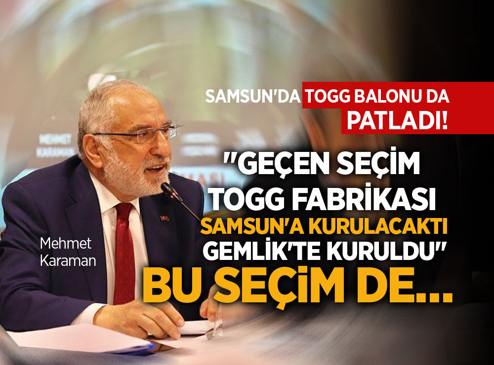 Saadet Partili CHP Adayı Karaman’dan Togg Eleştirisi!