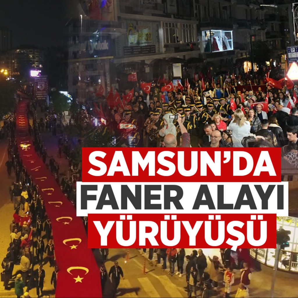 Samsun'da 'Fener Alayı' Yürüyüşü
