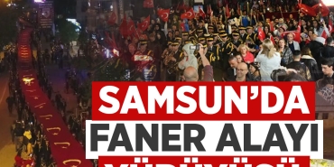 Samsun'da 'Fener Alayı' Yürüyüşü