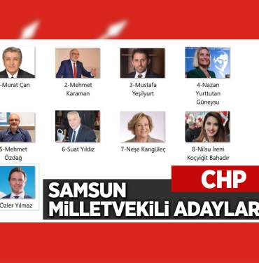 CHP Samsun Milletvekili Adayları
