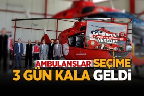 Samsun 8 Ay Sonra Ambulans Helikopterlere Kavuştu