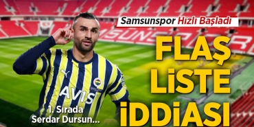 Samsunspor’da Flaş Liste İddiası