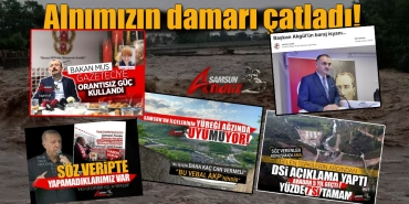 Samsun Salıpazarı'nda Heyelan!