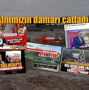 Samsun Salıpazarı'nda Heyelan!