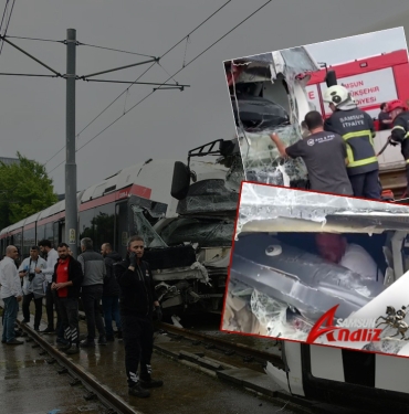 Samsun'da Tramvay Kazası!