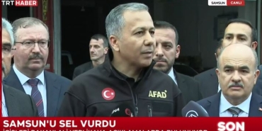 İçişleri Bakanı Yerlikaya, 'Sel'in Ardından Samsun'da
