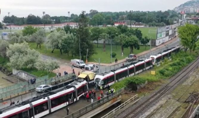Samsun'da Tramvay Kazası!