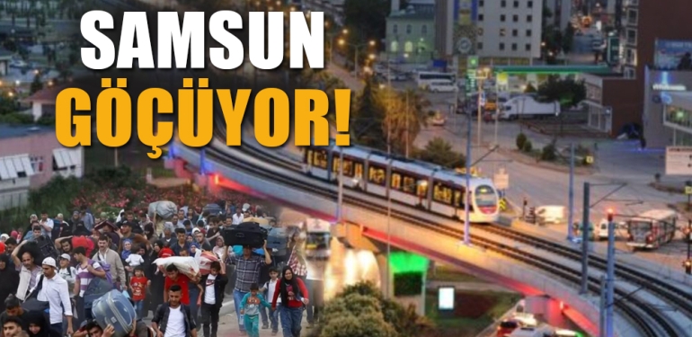 Samsun, Dış Göç Veren 4. İl Oldu
