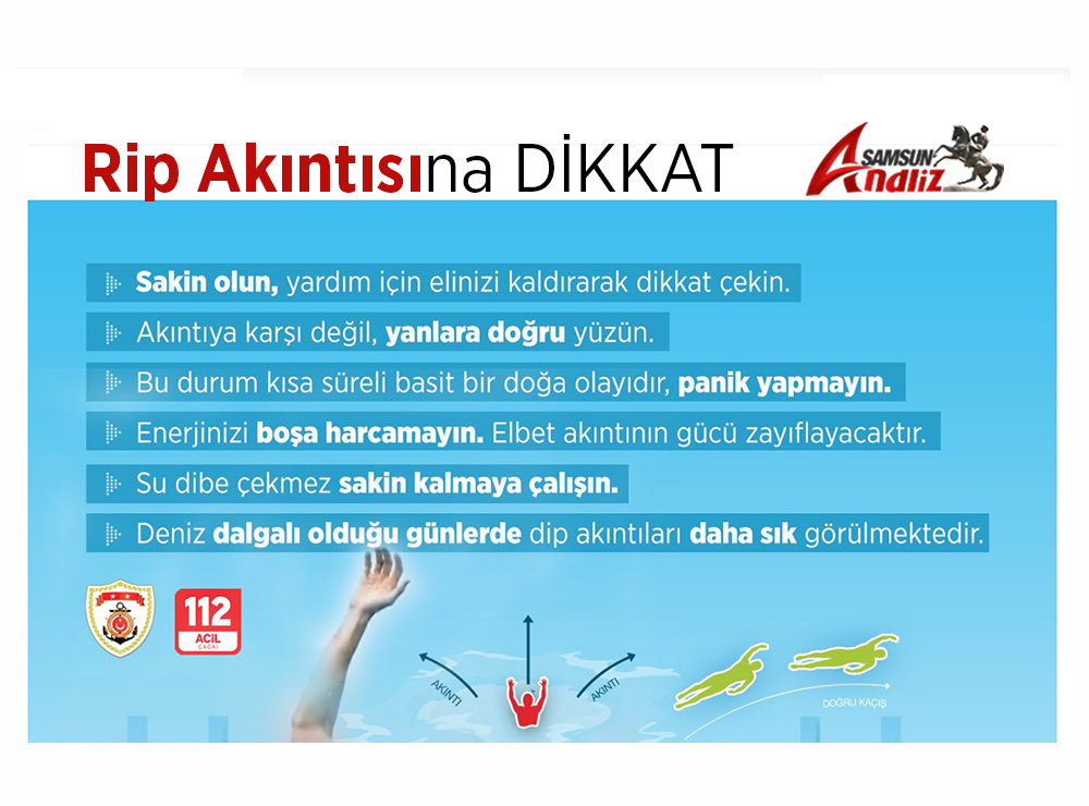 Rip Akıntısına Dikkat
