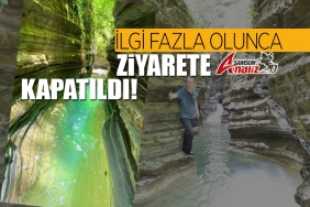 Cevizdibi Kanyonu Ziyarete Kapatıldı