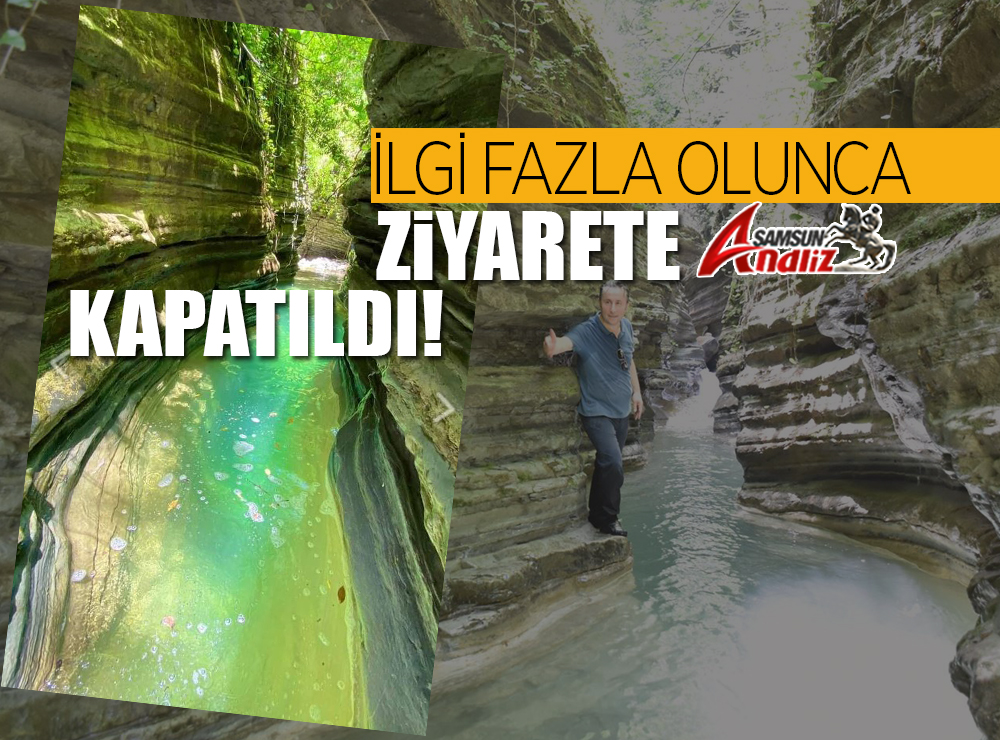 Cevizdibi Kanyonu Ziyarete Kapatıldı