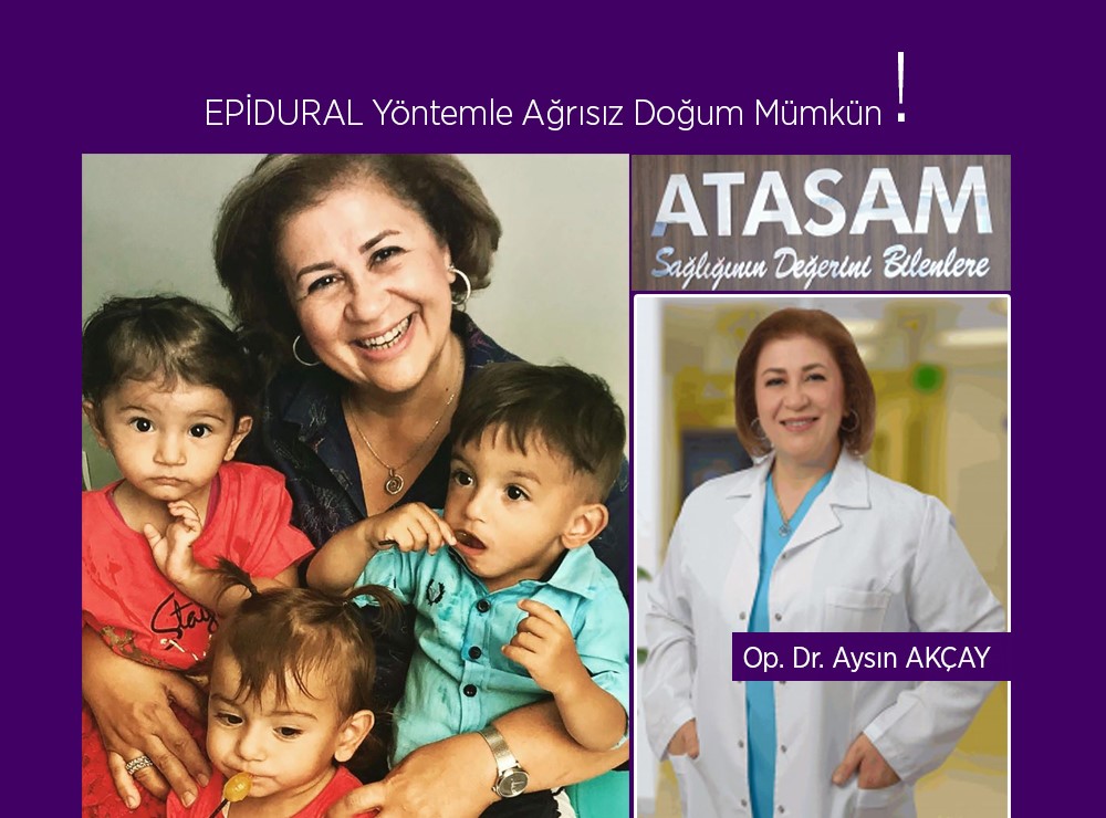 EPİDURAL Yöntemle Ağrısız Doğum Mümkün