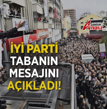 İYİ Parti Tabanından CHP'ye Net Mesaj