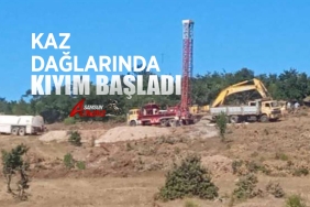 Kaz Dağları’nda Rant İçin Doğa Katliamı Başladı
