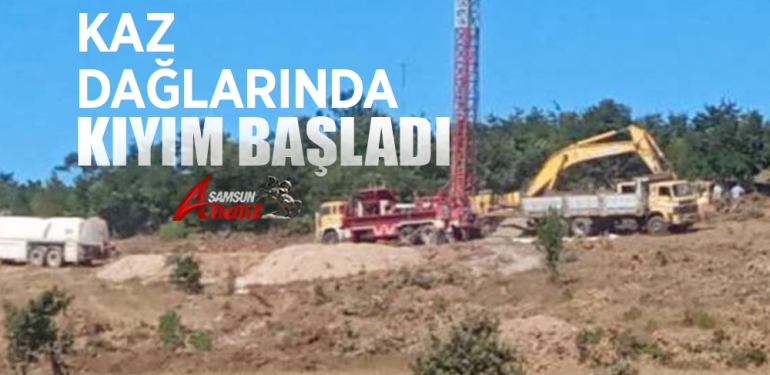 Kaz Dağları’nda Rant İçin Doğa Katliamı Başladı