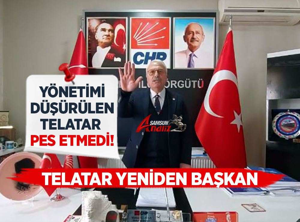 Metin Telatar Yeniden İlkadım İlçe Başkanı Oldu!