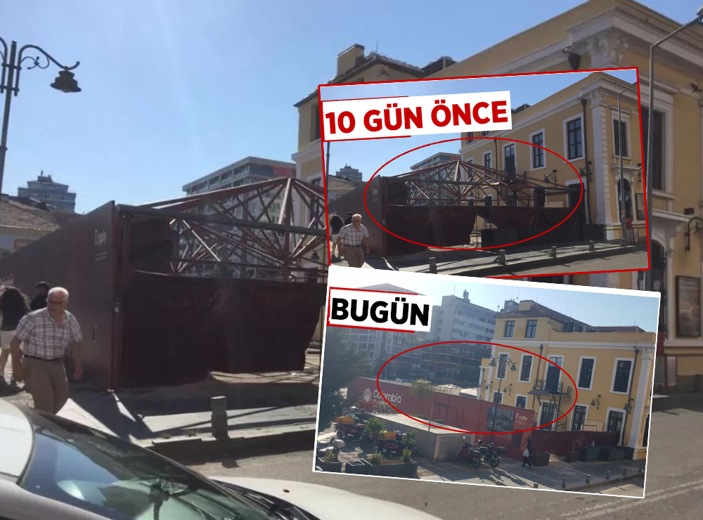 O Kaçak Yapı Tepkilerin Ardından Kaldırıldı
