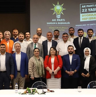 Samsun AK Parti'de Yönetim Belli Oldu