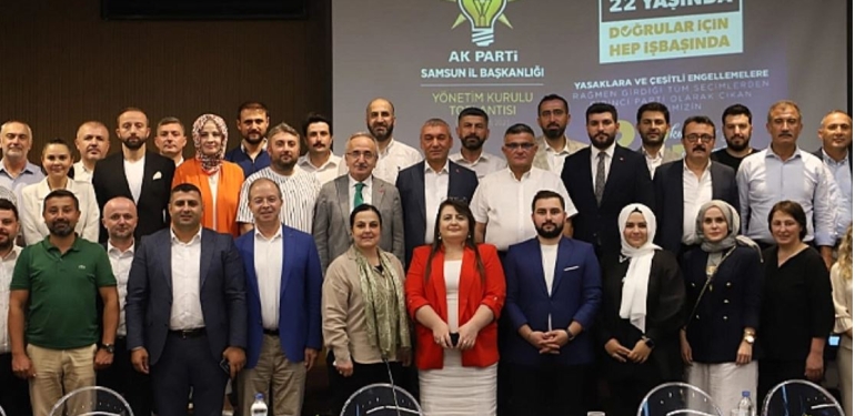 Samsun AK Parti'de Yönetim Belli Oldu