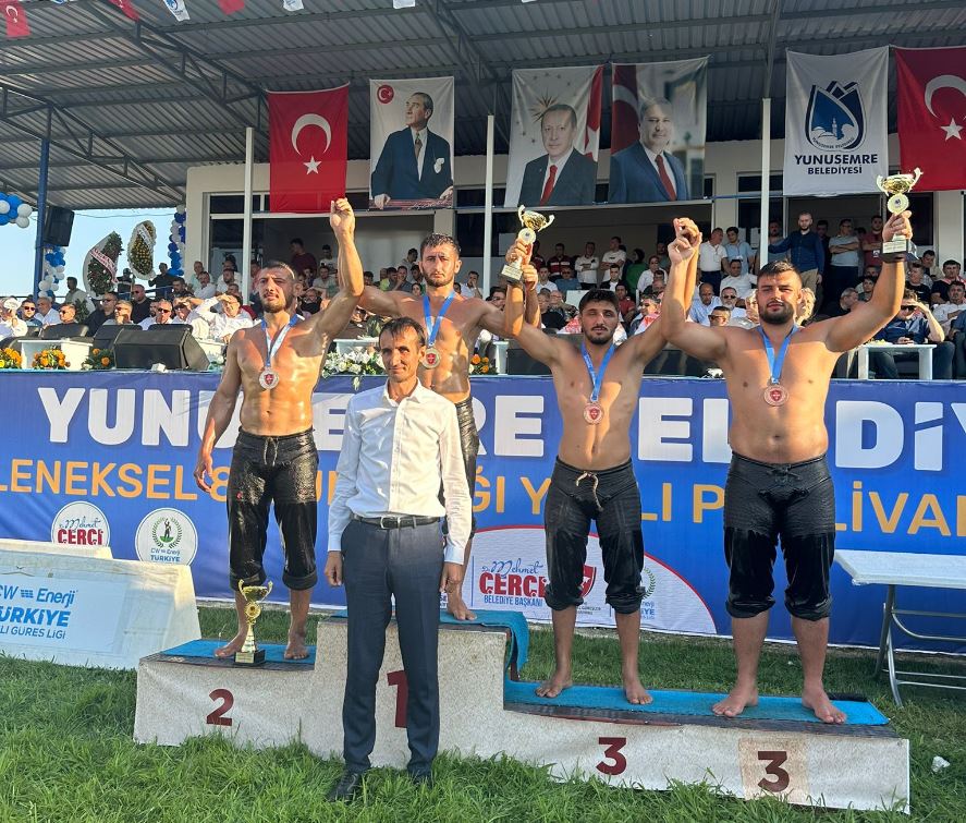 Samsunlu Pehlivanlar Manisa Yurtdağı'na Damga Vurdu