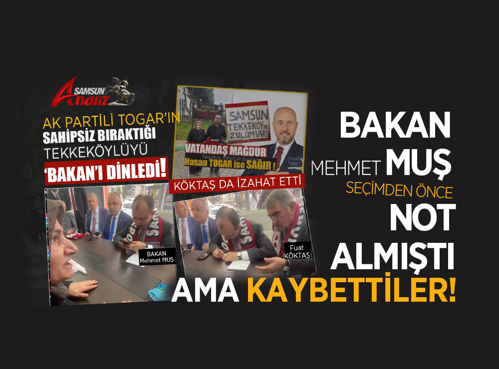 Tekkeköy'deki O Aile Davayı Kaybetti