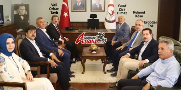 Yusuf Ziya Yılmaz'dan Vali Orhan Tavlı'ya Ziyaret