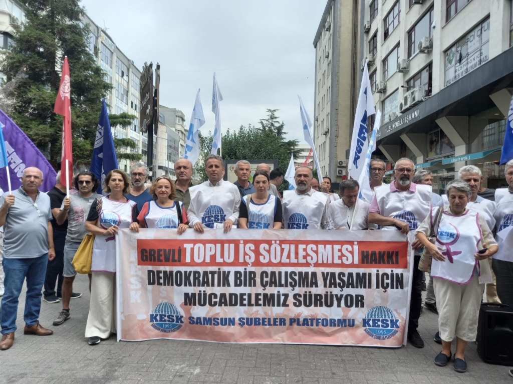 Samsun'da Emekçiler Ses Yükseltti