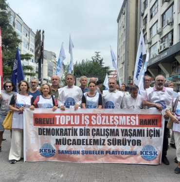 Samsun'da Emekçiler Ses Yükseltti