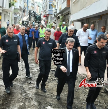 Samsun Valisi Orhan Tavlı'dan Sel Sonrası Açıklama