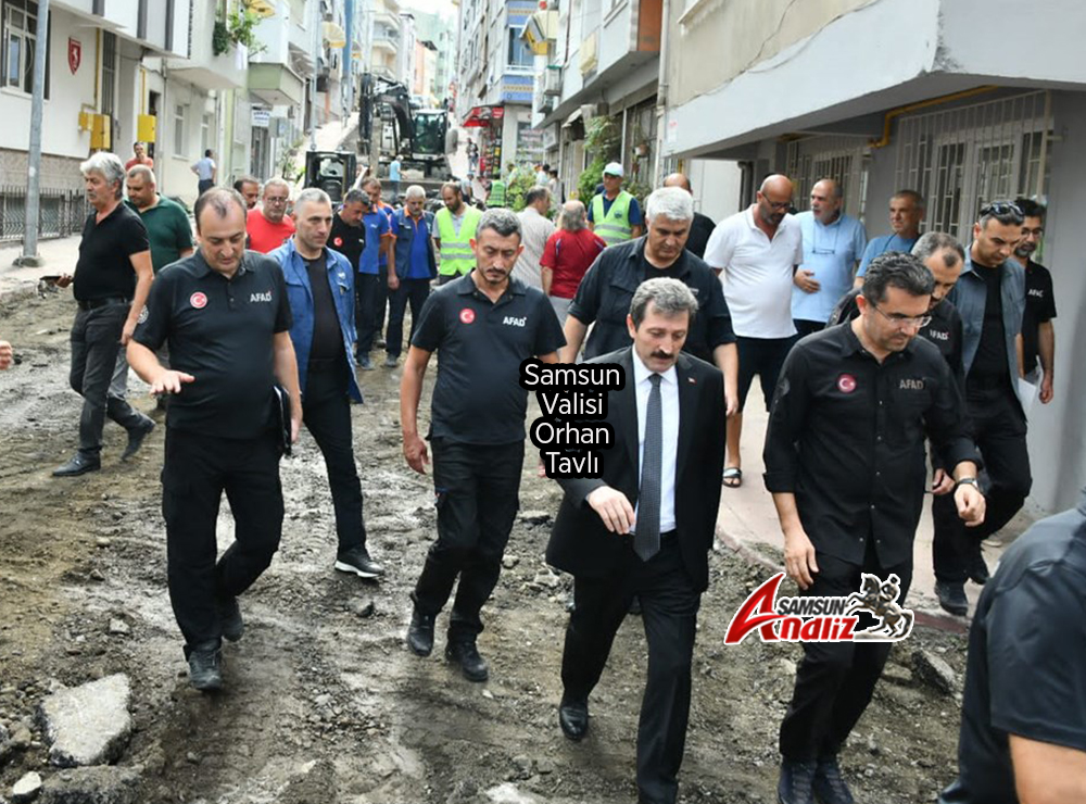 Samsun Valisi Orhan Tavlı'dan Sel Sonrası Açıklama