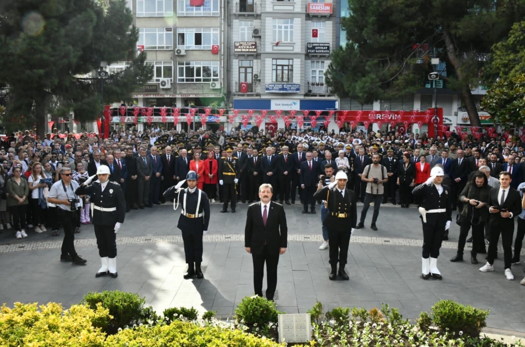 Samsun'da Cumhuriyet Yürüyüşü