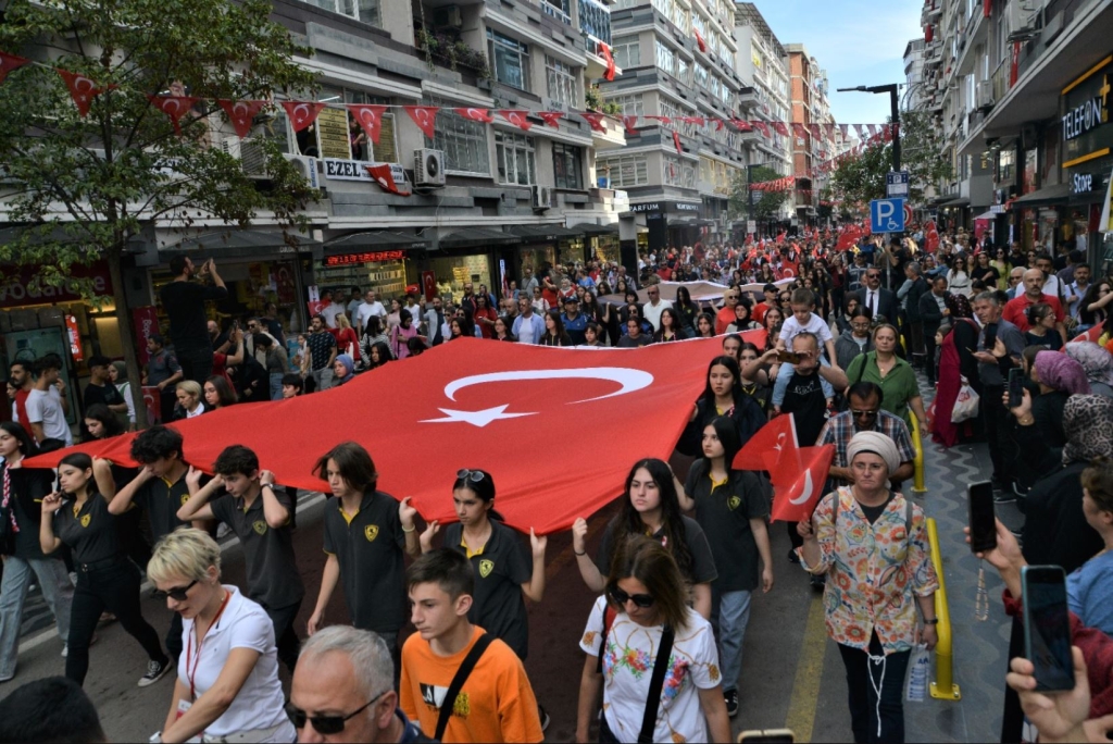 Samsun'da Cumhuriyet Yürüyüşü