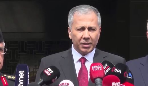 İçişleri Bakanı Ali Yerlikaya