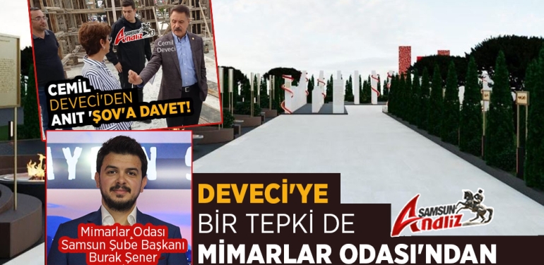 Cemil Deveci’ye Bir Tepki de Mimarlar Odası’ndan