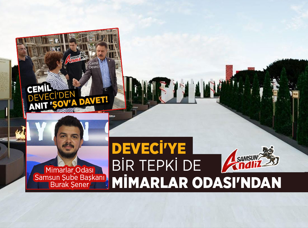 Cemil Deveci'ye Bir Tepki de Mimarlar Odası'ndan